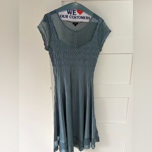 Komarov light Blue Midi Dress